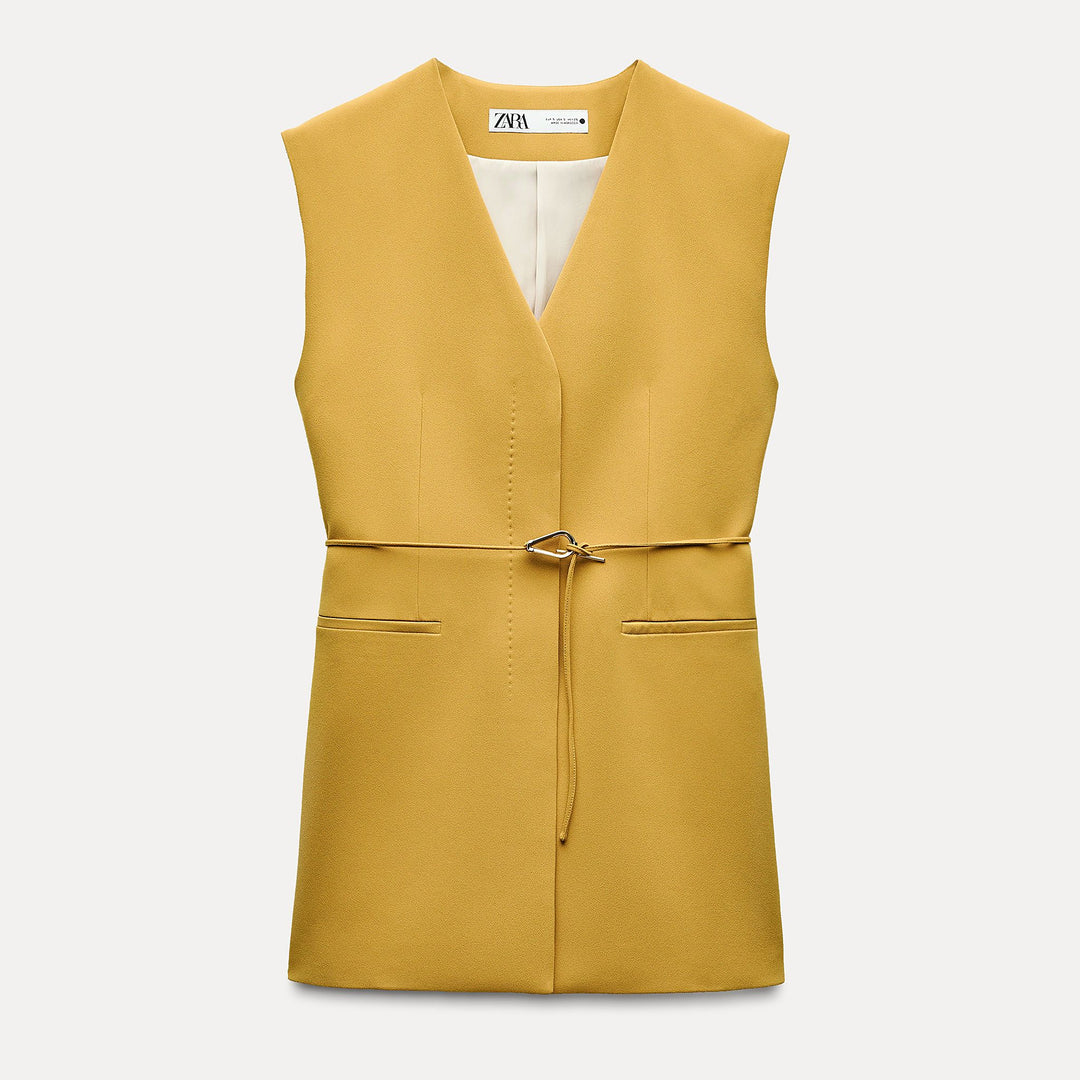 Moudda ZARA - Combinaison 546 gilet ceinturé boucle dorée - Tunisie 1