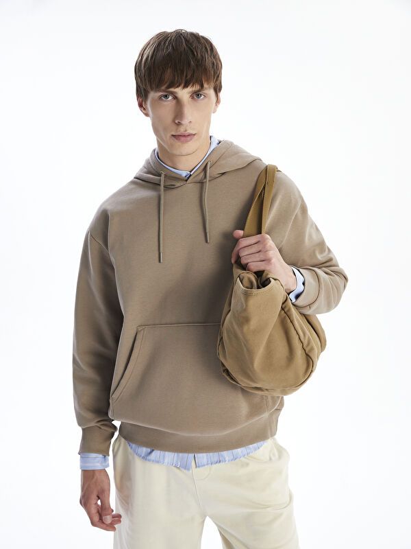 Moudda LC Waikiki - Sweatshirt en jersey Homme Brun clair - Tunisie 1