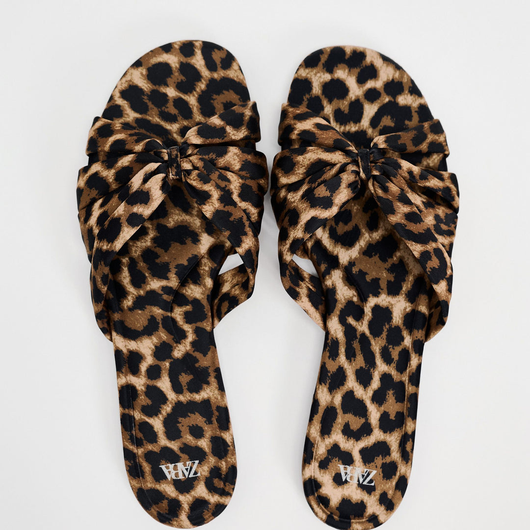 Moudda ZARA - Ballerines nœud imprimé animalier - Tunisie 5