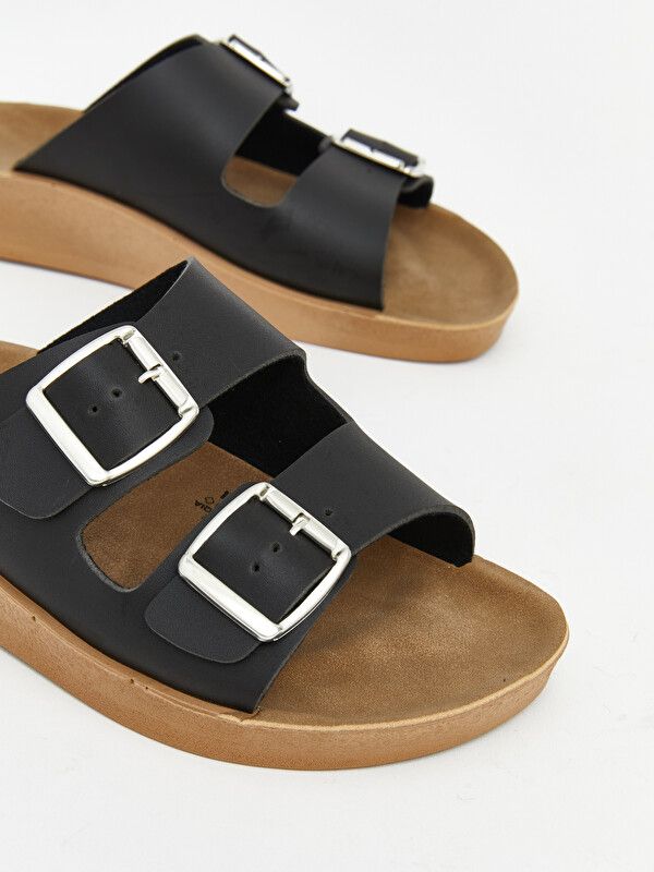 Moudda LC Waikiki - Pantoufles pour Femme couleur Noir - Tunisie 3