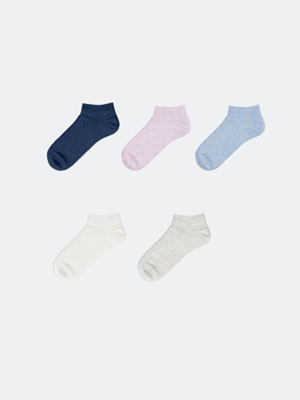 Moudda LC Waikiki - Chaussettes pour sneakers Femme Ecru - Tunisie 1
