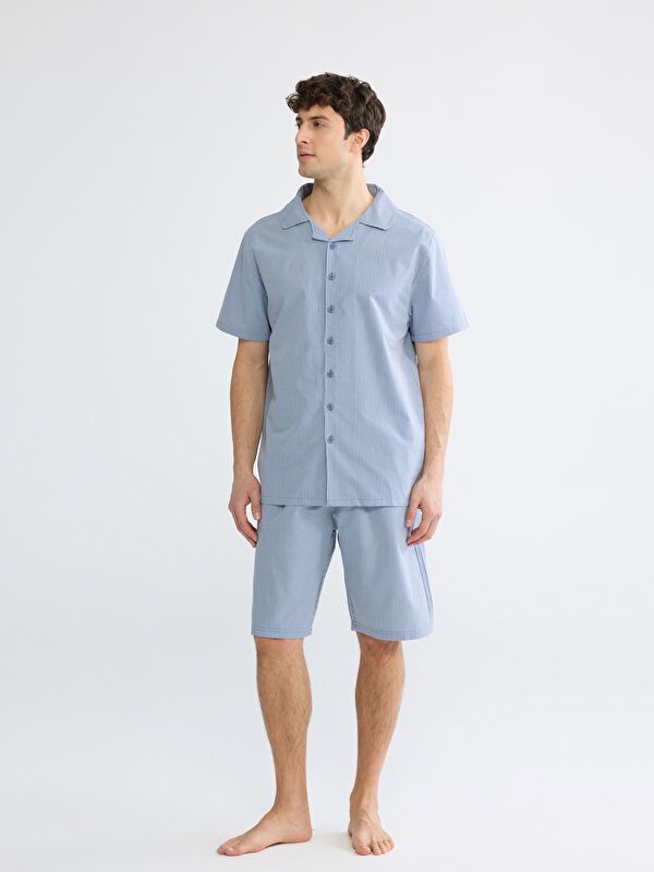 Moudda LC Waikiki - Ensemble pyjama jersey manches courtes-short pour Homme - Tunisie 1