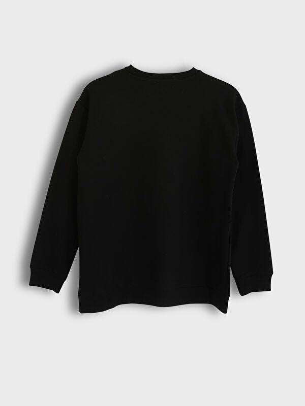 Moudda LC Waikiki - Sweatshirt en jersey sous licence Garçon Noir - Tunisie 2