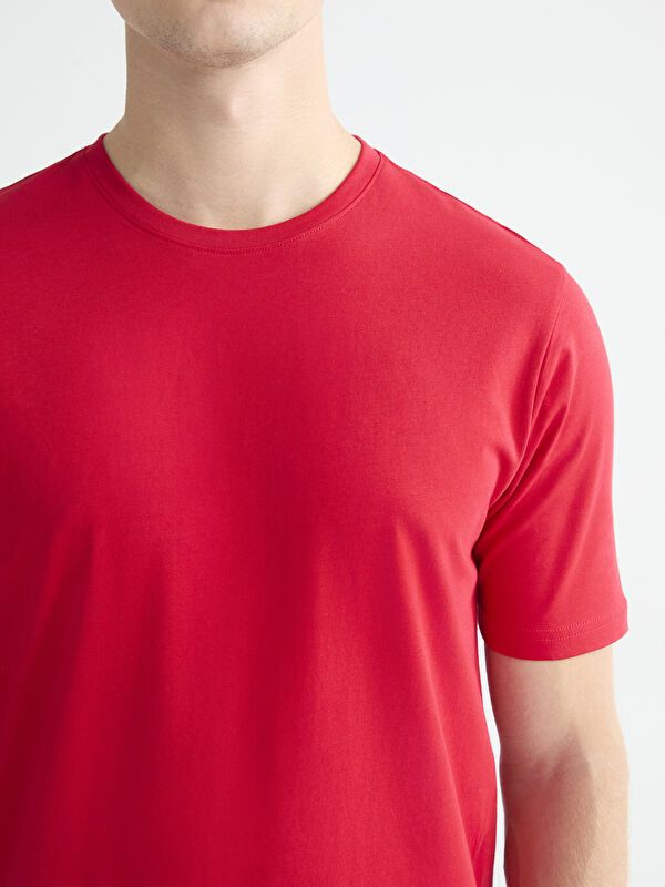 Moudda LC Waikiki - T-shirt basique col rond manches courtes en jersey pour Homme - Tunisie 3