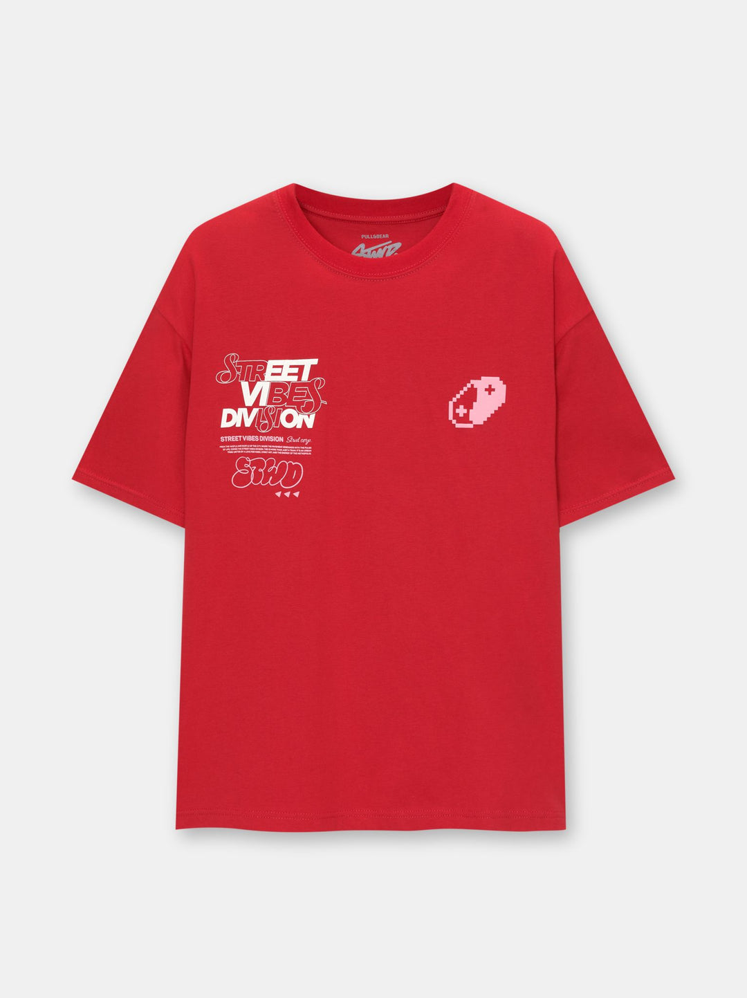 Moudda PULL & BEAR - T-Shirt STWD Imprimé Volume Street Vibes - Tunisie 4