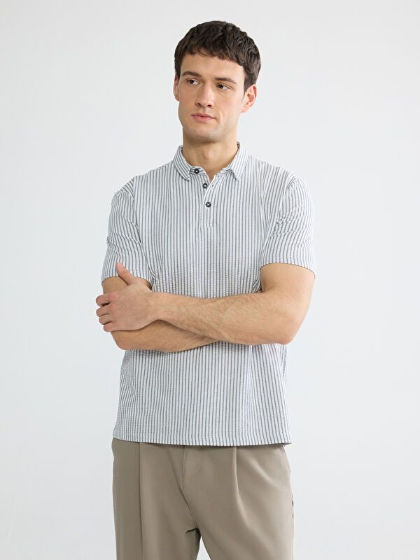 Moudda LC Waikiki - T-shirt en jersey à manches courtes pour Homme - Tunisie 1
