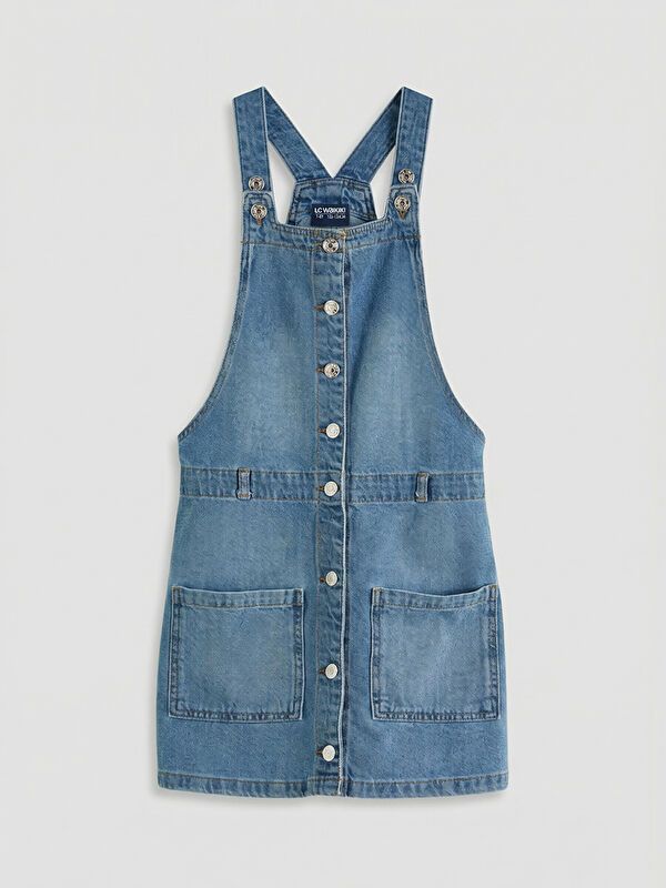 Moudda LC Waikiki - Robe manches courtes en jean pour Fille - Tunisie 1