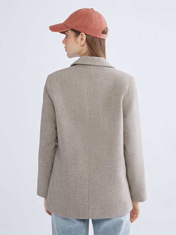 Moudda LC Waikiki - Veste tissée Femme Brun - Tunisie 4