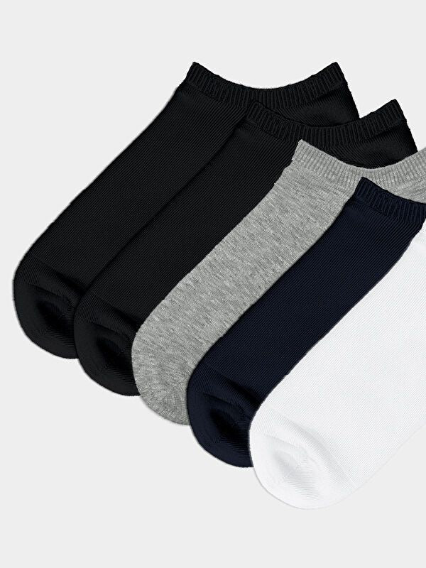 Moudda LC Waikiki - Chaussettes sneakers Homme Fil mélangé teint - Tunisie 2