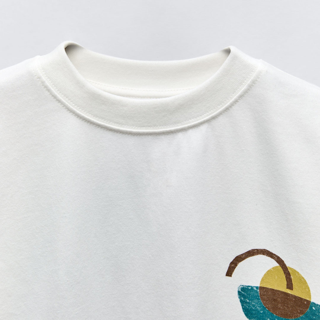 Moudda ZARA - T-shirt graphisme abstrait style outdoor - Tunisie 3