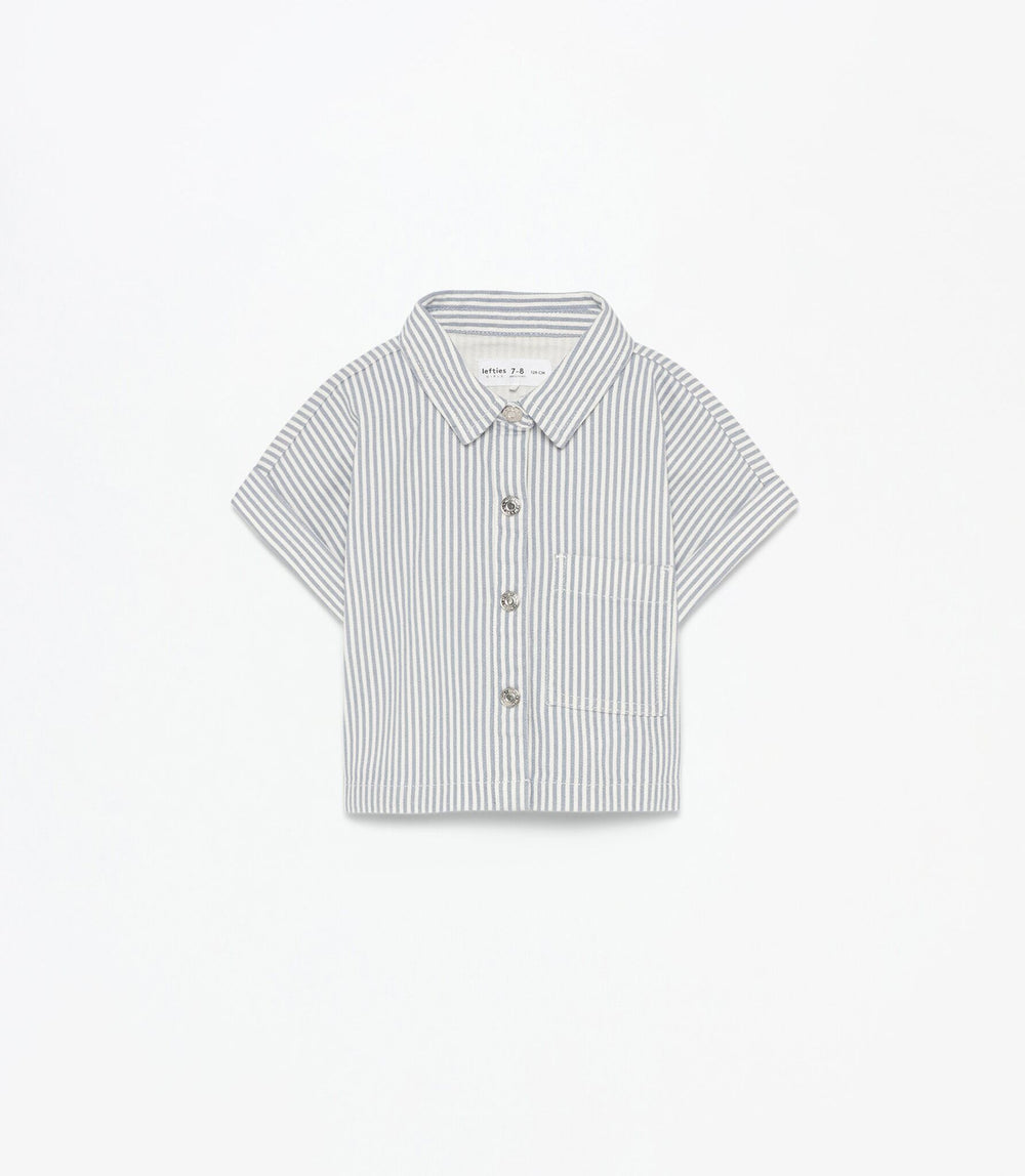 Moudda Lefties - Chemise Denim - Rayures Fille D4 - Tunisie 2
