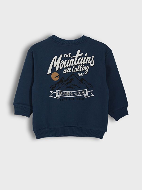 Moudda LC Waikiki - Sweatshirt en jersey Garçon Pétrole noir - Tunisie 2