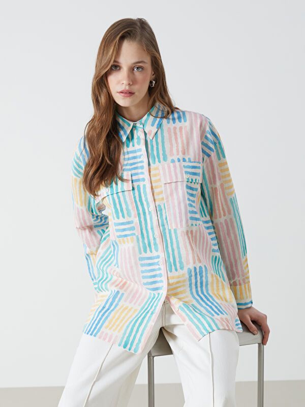 Moudda LC Waikiki - Tunique manches longues en tissu pour Femme - Tunisie 1