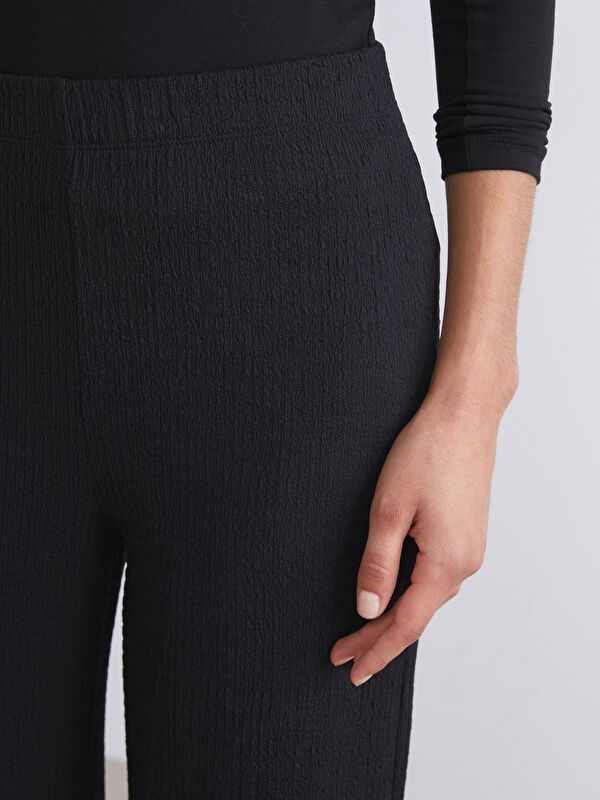Moudda LC Waikiki - Pantalon jersey Femme Noir - Tunisie 3