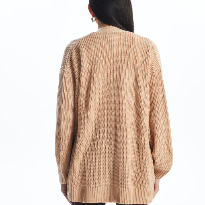 Moudda LC Waikiki - Cardigan en tricot Femme Brun clair - Tunisie 4