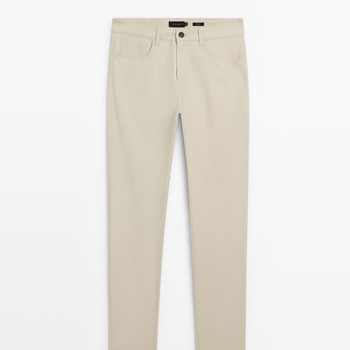 Moudda Massimo Dutti - Pantalon jean micro-structure coupe slim - Tunisie 2