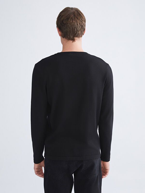 Moudda LC Waikiki - Pull en tricot Homme Noir - Tunisie 4