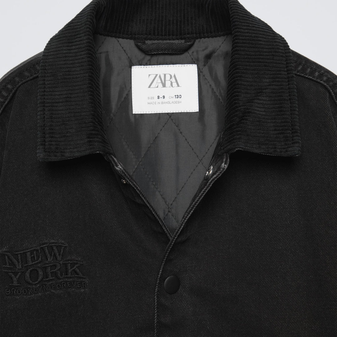 Moudda ZARA - Sac Coach jean noir détail broderie - Tunisie 3