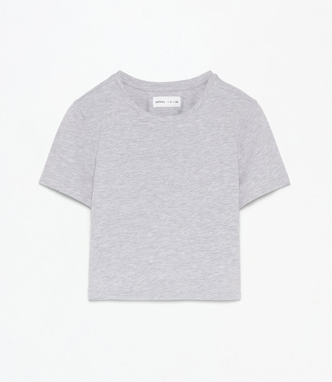 Moudda Lefties - T-Shirt Crop - Prix (Gris) - Tunisie 1