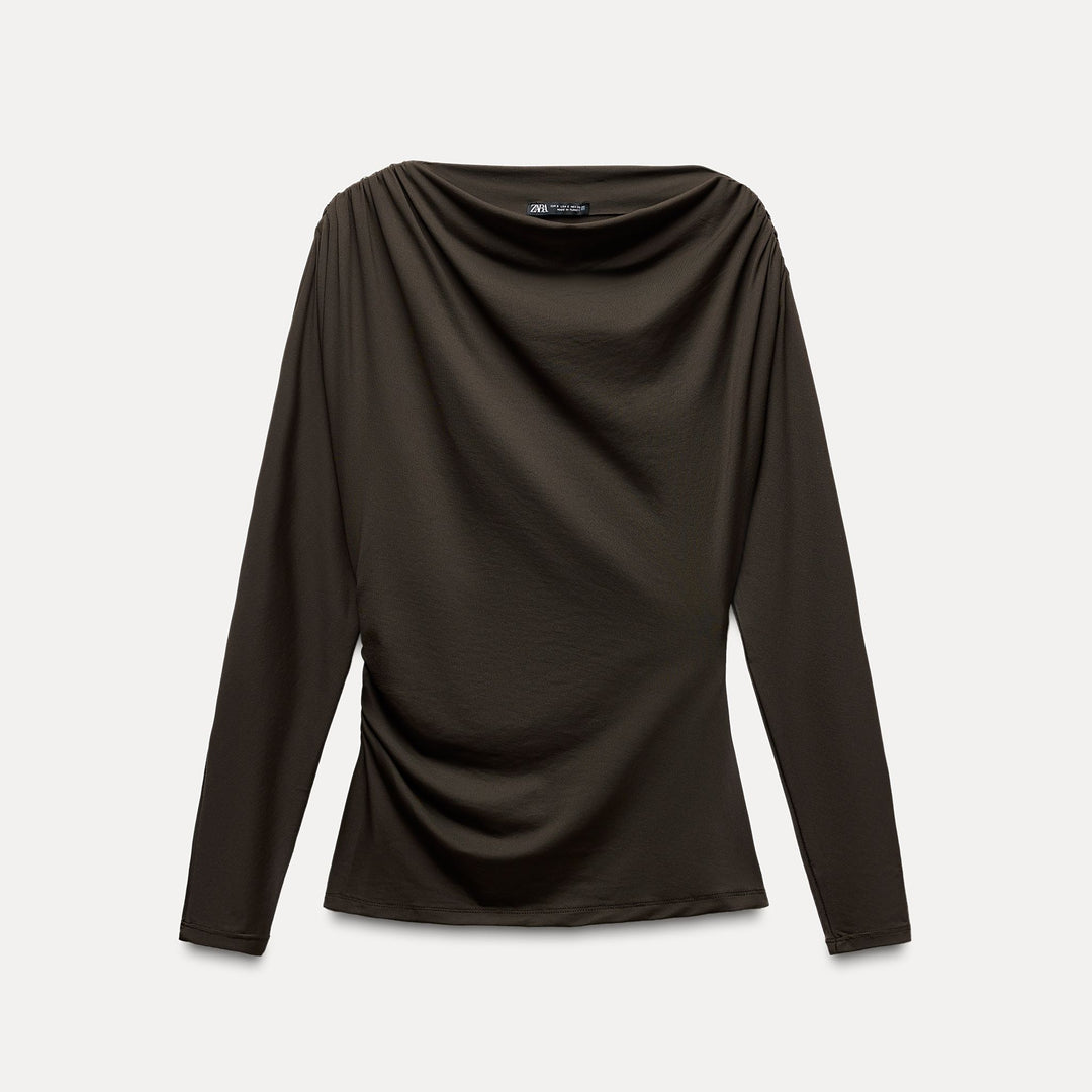 Moudda ZARA - Top Polyamide Drapé - Tunisie 1