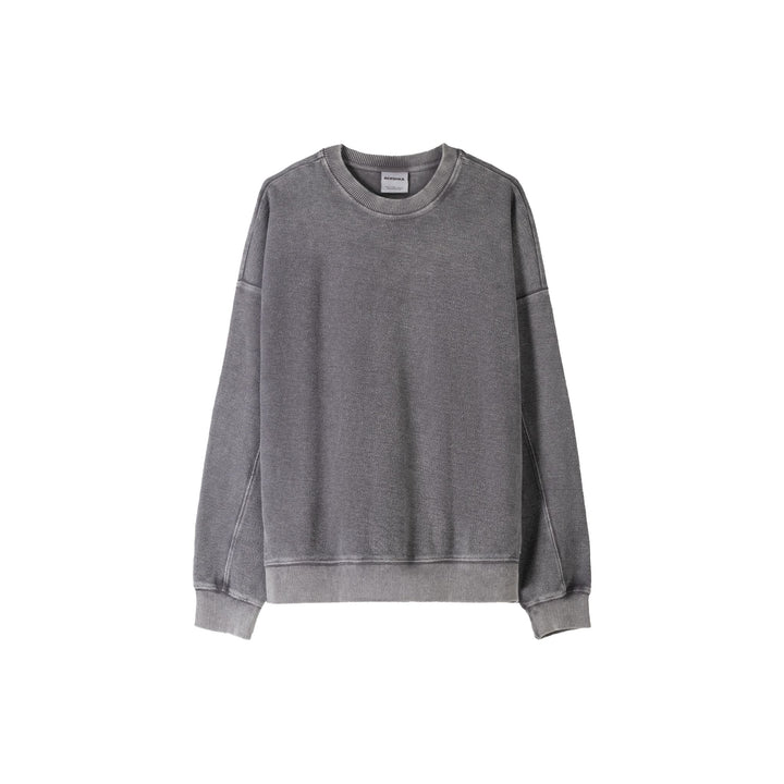 Moudda BERSHKA - Sweat Col Rond Effet Envers Délavé - Tunisie 3