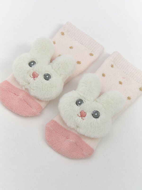 Moudda LC Waikiki - Chaussettes maison Fille Rose pâle - Tunisie 2