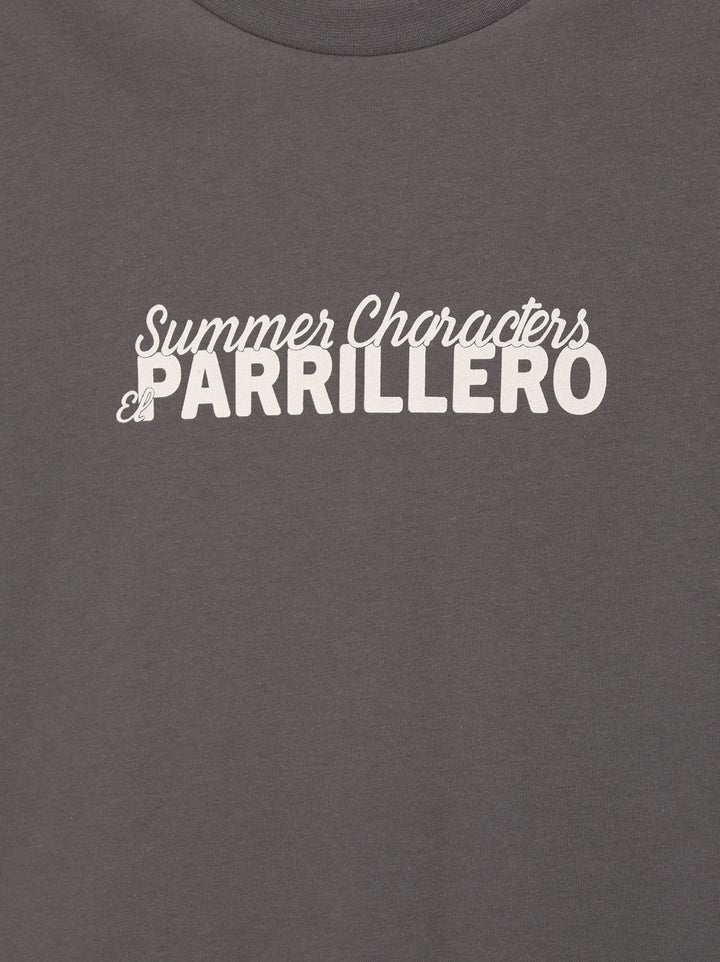 Moudda PULL & BEAR - T-Shirt Demi-Manches Summer Characters Gris - Tunisie 3