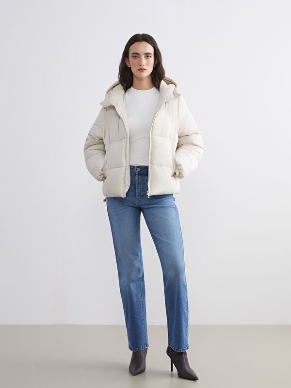 Moudda LC Waikiki - Manteau matelassé en nylon Femme Pierre - Tunisie 2