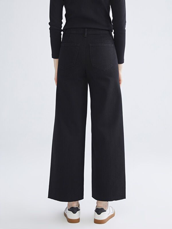 Moudda LC Waikiki - Pantalon jean tissé basique Femme Rodéo noir+m - Tunisie 4