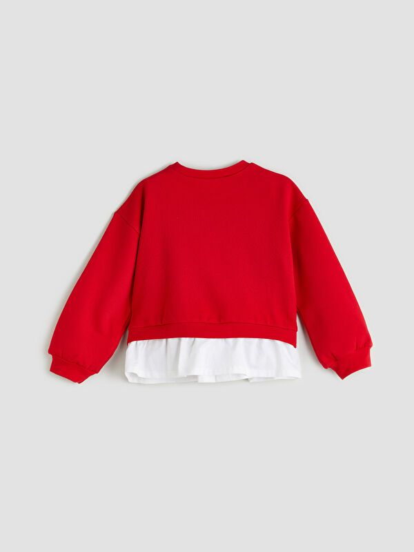 Moudda LC Waikiki - Sweatshirt en jersey Fille Rouge - Tunisie 2