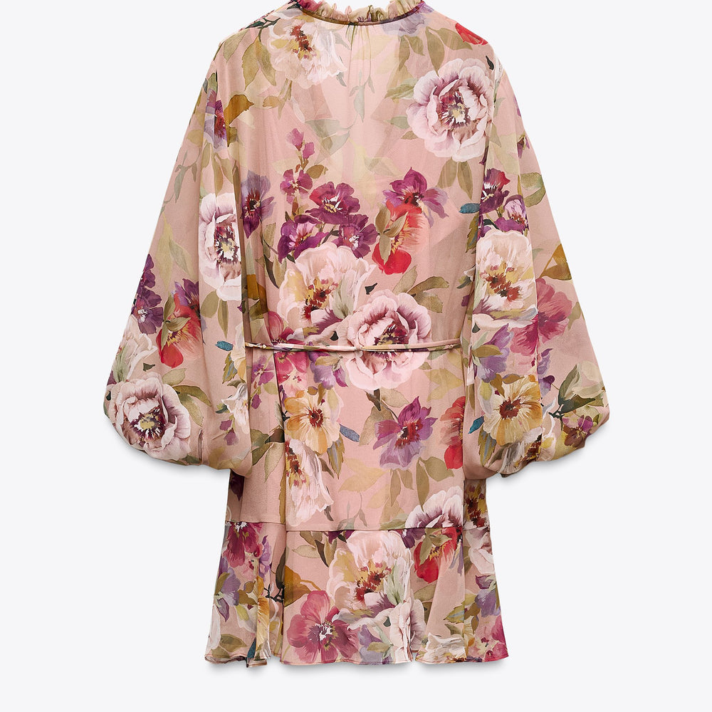 Moudda ZARA - Robe Mini - Volant & Imprimé Floral - Tunisie 2