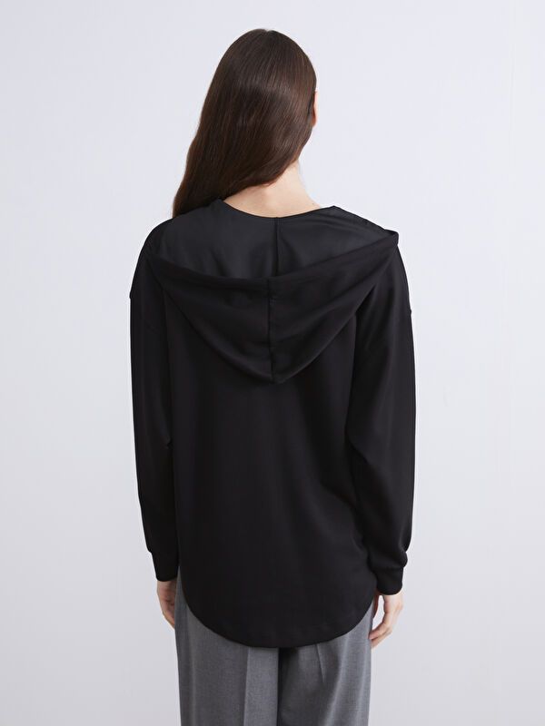 Moudda LC Waikiki - Cardigan en jersey Femme Noir - Tunisie 4