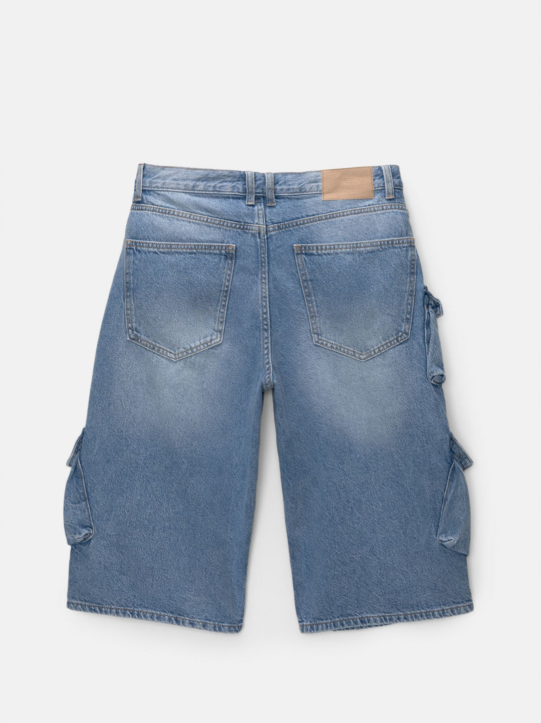 Moudda PULL & BEAR - Bermuda Cargo Longue Denim - Tunisie 5