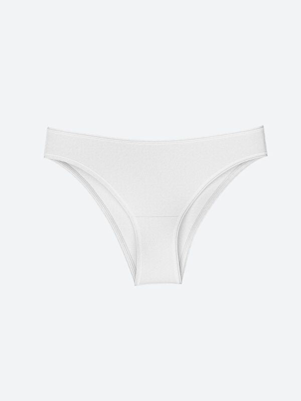 Moudda LC Waikiki - Slip basique Femme Blanc optique - Tunisie 4