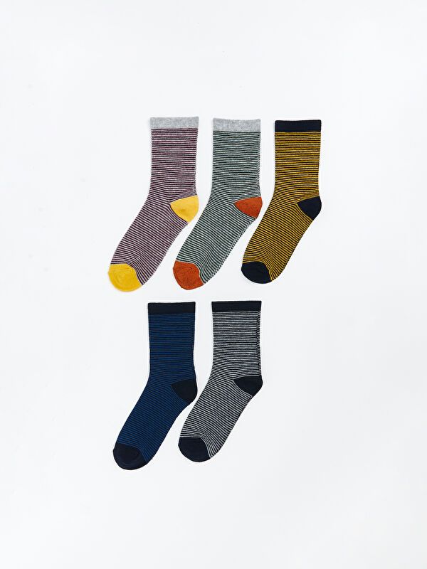 Moudda LC Waikiki - Chaussettes courtes Garçon Fil mélangé teint - Tunisie 1