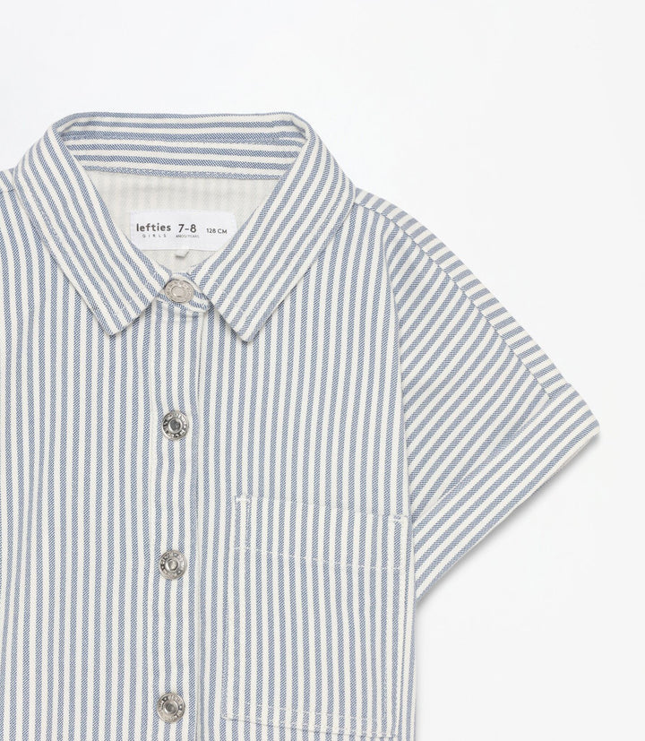 Moudda Lefties - Chemise Denim - Rayures Fille D4 - Tunisie 4