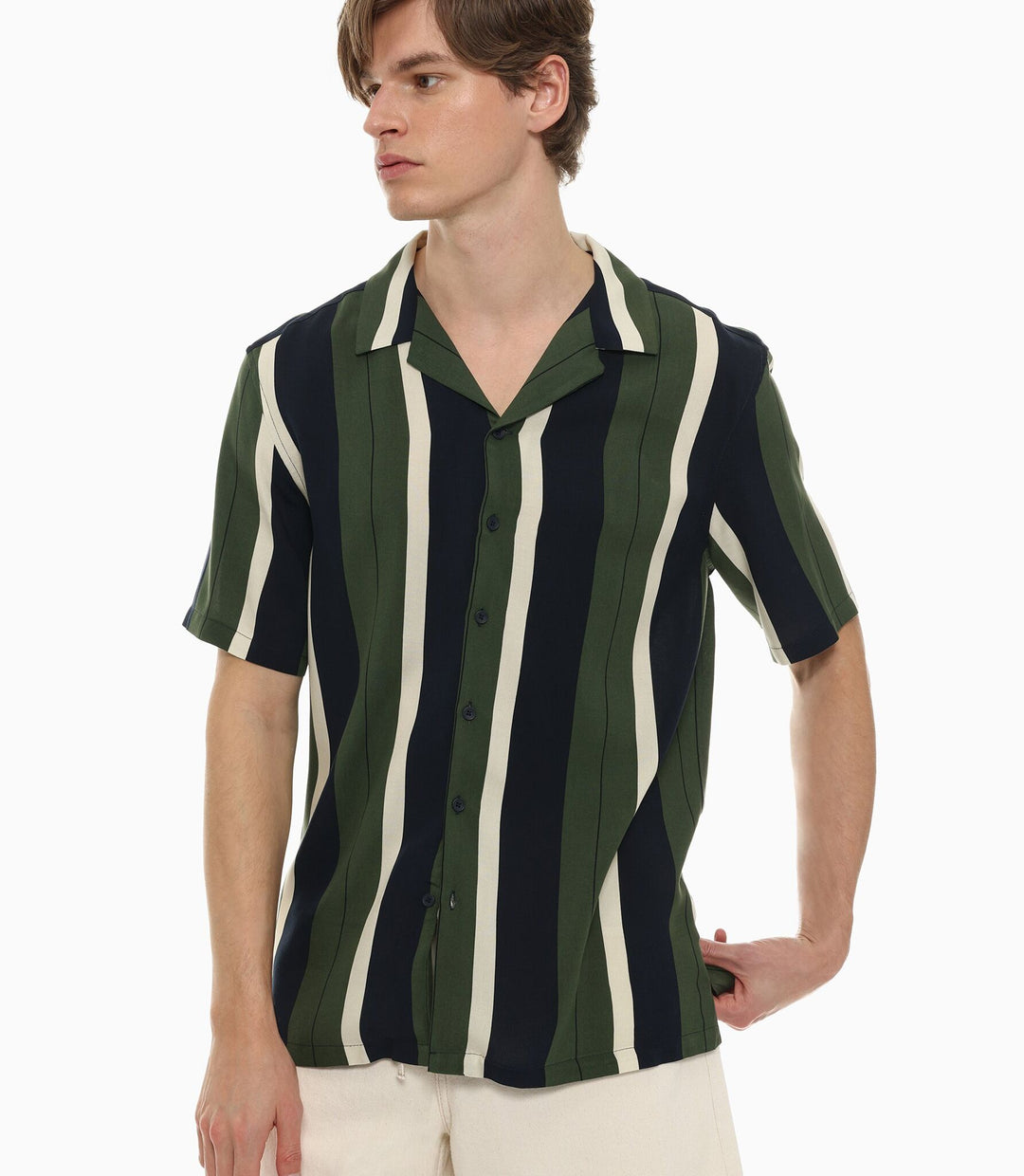 Moudda Lefties - Chemise Viscose Resort - Rayures - Tunisie 2