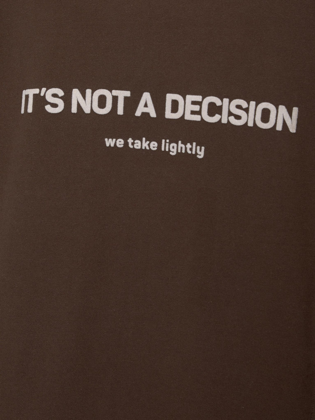 Moudda PULL & BEAR - Sweat Boxy CR Flock It Is Not A Decision - Tunisie 4