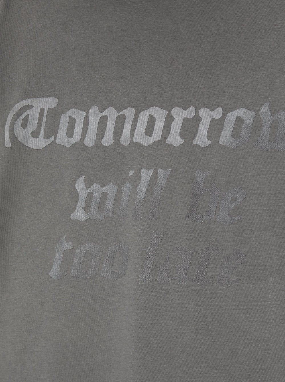 Moudda PULL & BEAR - T-Shirt Demi-Manches Oil Wash Imprimé Boxy Fit Gris - Tunisie 2