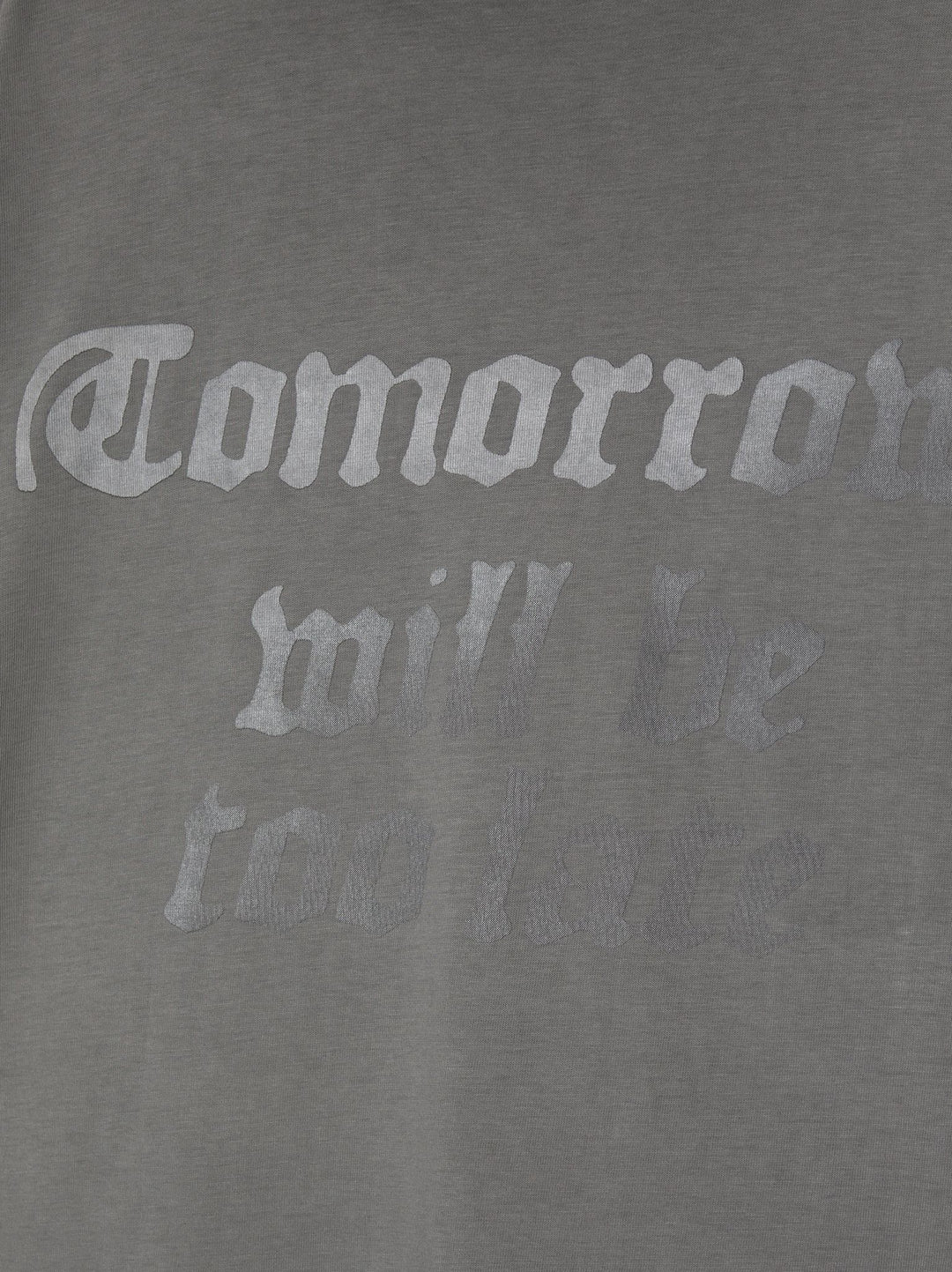 Moudda PULL & BEAR - T-Shirt Demi-Manches Oil Wash Imprimé Boxy Fit Gris - Tunisie 2
