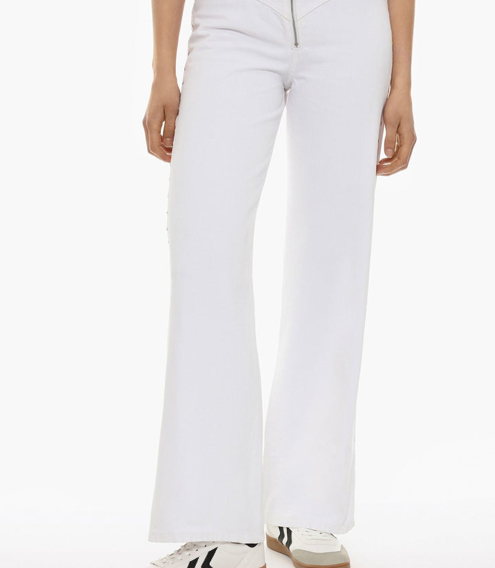 Moudda Lefties - Pantalon Wide Leg Denim - Clous Basique Fille - Tunisie 4