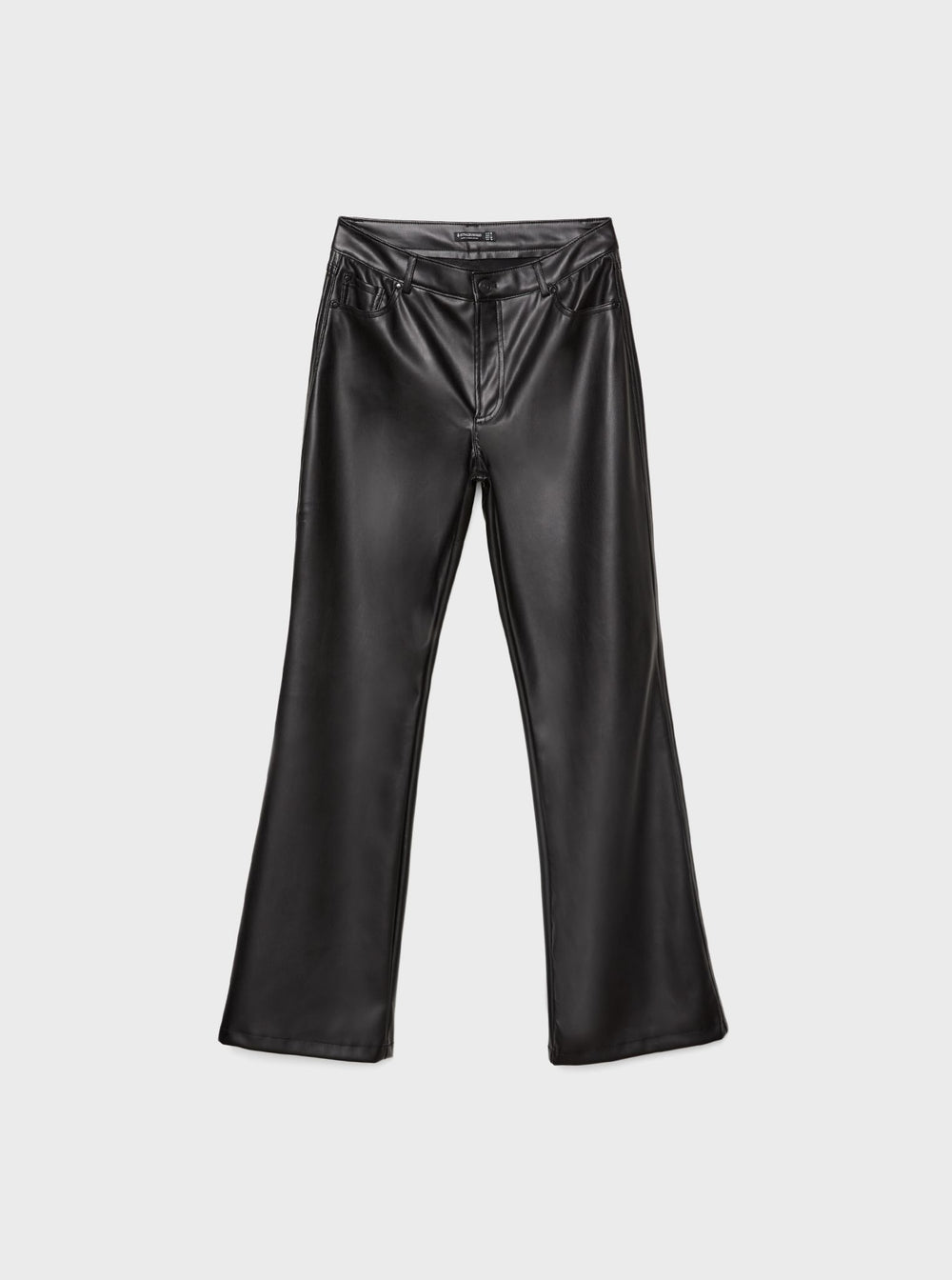 Moudda STRADIVARIUS - Jean D74 Flare Stretch en Simili Cuir - Tunisie 2