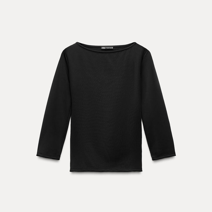 Moudda ZARA - T-shirt en polyamide, col bateau, coupe homme - Tunisie 2