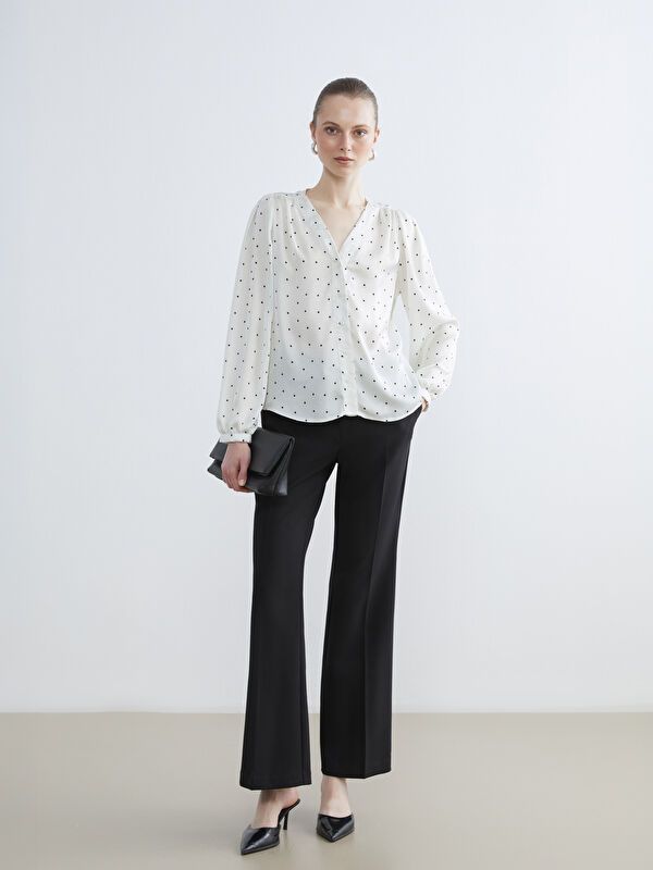 Moudda LC Waikiki - Chemisier (blouse) imprimé manches longues en tissu pour Femme - Tunisie 2