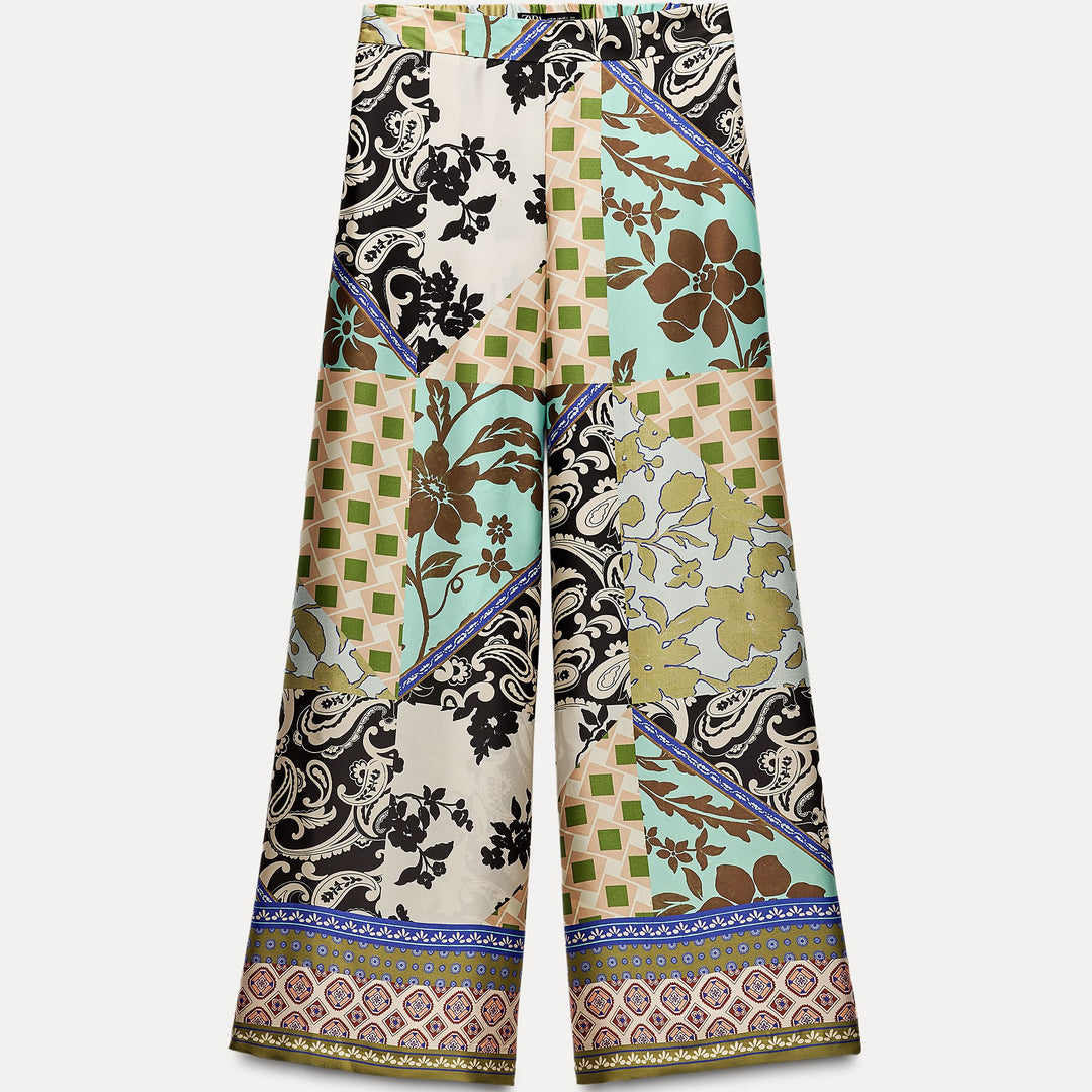 Moudda ZARA - Set pantalon imprimé patchwork - Tunisie 1