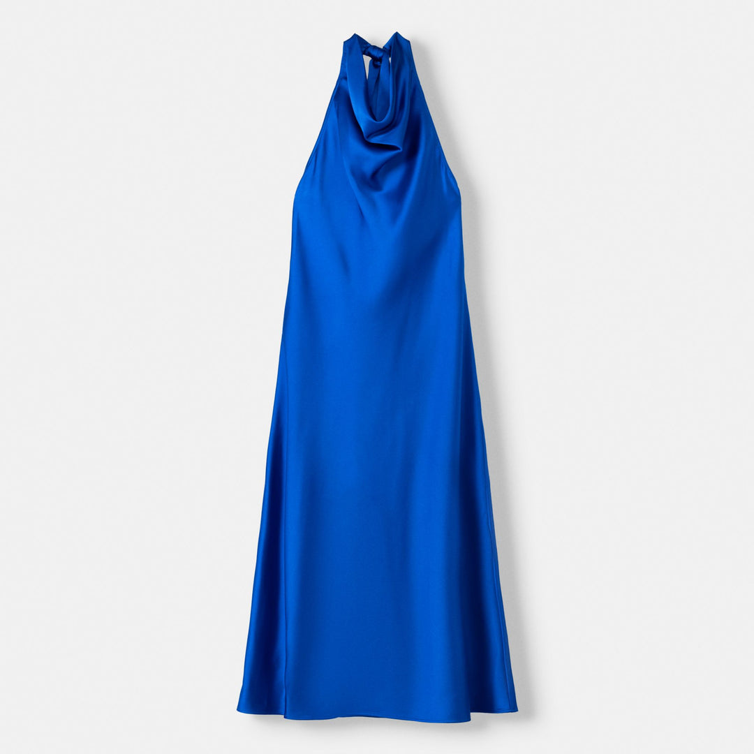 Moudda BERSHKA - Robe Midi Satinée Drapée à Nœud - Tunisie 1