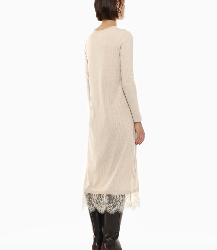Moudda Lefties - Robe - Maille Coupée, Côtes & Dentelle - Tunisie 5