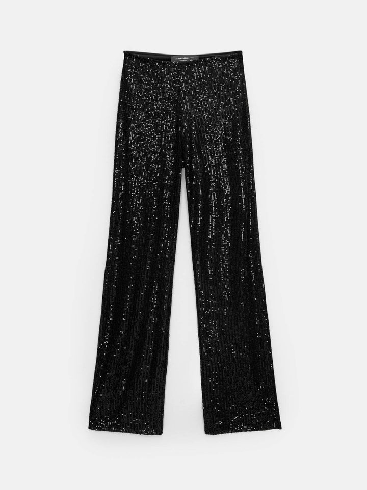 Moudda PULL & BEAR - Pantalon Fête Jambe Large Paillettes - Tunisie 7