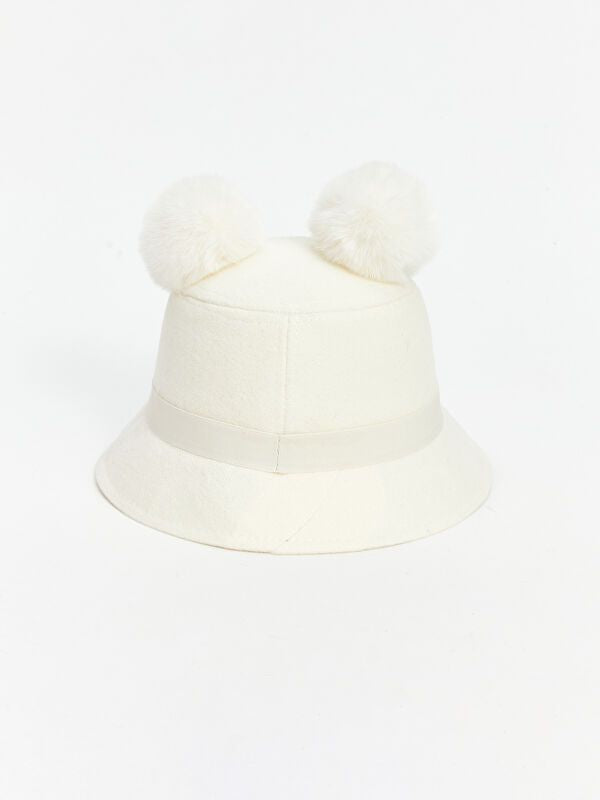 Moudda LC Waikiki - Casquettes et chapeaux tissés Fille Ecru - Tunisie 2