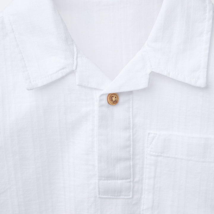 Moudda ZARA - Chemise Enfant - Polo Écru & Texture Basique (6T) - Tunisie 3